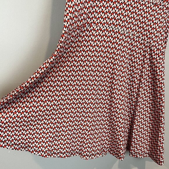 Boden Jersey Shirt Dress Cap Sleeve Buttoned Bodice US Size 4, UK size 8 - Picture 5 of 9